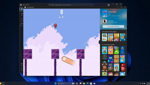 微软应用商城更新：浏览或搜索时可试玩游戏